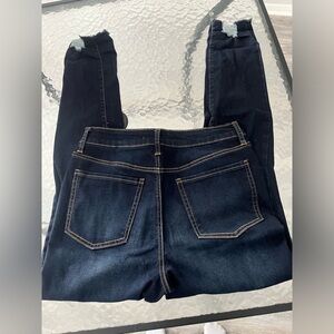 Women's Dark Blue Skinny Jeans